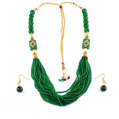 PRICES MAY VARY. JewarHaat Necklace Indian Multi Strand Beaded Ad Cz Pearl Polki Multi Stones Side Brooch Jewelry with Drop Earrings For Women & Girls Target gender: male JewarHaat Necklace Indian Multi Strand Beaded Ad Cz Pearl Polki Multi Stones Side Brooch Jewelry with Drop Earrings For Women & Girls Green Beaded Necklace With Dangling Beads For Celebration, Festive Green Beaded Necklace With Dangling Beads, Festive Green Beads, Green Jewelry Sets With Dangling Beads For Gift, Green Beads For Party And Festivals, Festive Green Beads With Dangling Details, Festive Green Faceted Beads Necklace, Festive Green Dangling Beads, Green Jewelry Sets For Celebration