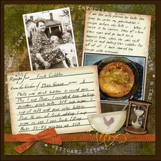 an old fashioned photo with some pictures and words on it's side as well as other items