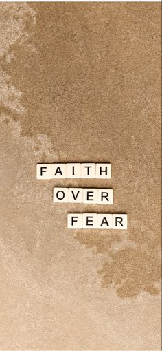 Cute aesthetic Christian wallpaper Faith Over Fear Wallpaper, Christian Vision Board, Bible Verse Background, Christian Posters