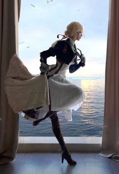 Violet Evergarden Cosplay, Anime Cosplay Ideas, Violet Evergarden, Human Poses Reference, Cosplay Characters, Figure Poses, Human Poses, Poses References