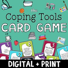 The Coping Tools Game, now in both digital and printable formats, helps students build mindful coping skills. Now Available in Google Slides™ Digital Format for Distance Learning!This Coping Skills game is now offered in Google Slides™! You can use this interactive game during teletherapy and virtu... Rapport Building, Emotional Distance, Coping Skill, Counseling Games, Individual Counseling, Group Counseling, Learning Support, Group Ideas, Play Therapy