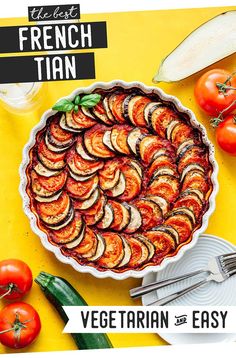 the best french tart vegetarian and easy cookbook for beginners to learn how to cook