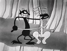 Silly Symphonies, Silly Symphony, 1930s Cartoons, Goth Stuff, Images Disney, Black And White Cartoon, New Retro Wave, Double Bass, Spooky Scary