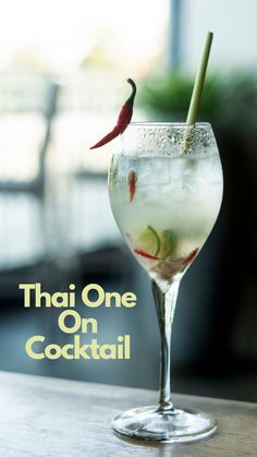 Immerse yourself in the bold flavors of Thailand as you sip this tantalizing blend of spicy Thai chilies, lemongrass, and premium vodka. This cocktail offers a vibrant taste of Southeast Asia in every sip, making it perfect for a Thai-inspired gathering or a fiery fiesta. Shake, strain, and savor the heat and excitement of the Thai One On cocktail. Elevate your mixology game and say cheers to a thrilling flavor adventure! 🔥🌿 #ThaiOneOnCocktail Thai Tea Cocktail, Thai Drinks Alcohol, Thailand Cocktails