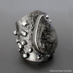 This Statement Rings item by TkaczynskaStudio has 63 favorites from Etsy shoppers. Ships from Poland. Listed on Mar 5, 2024 Big Gem Ring, Brass Rings Jewelry, Wide Wedding Rings, Sculptural Ring, Tourmaline Quartz, Silver Clay, Power Ring, Silver Jewelry Design, Black Ring