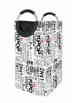 shinee bigbang super junior korean boy band Laundry Hamper | Laundry Basket Cute Laundry Basket Black, Closet Clothing Storage, Korean Shoes, Closet Clothing, Basket Gifts, Expressive Fashion, Korean Boy, Thick Fabric, Clothing Storage