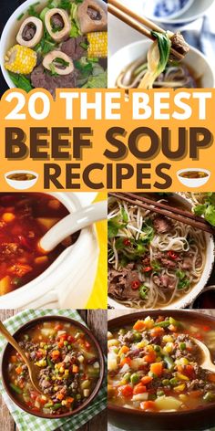 the best beef soup recipes that are easy to make