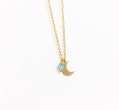 Tiny Moon necklace . Gold plated chain necklace. Little moon necklace. Pearl and Crescent necklace. Everyday necklace This is a beautiful dainty necklace, so cute and delicate, you can wear it alone or stack it with your other necklaces!! If you want 4 or more necklaces contact me for a discount!! ✪ Gold Plated Delicate Chain. Length 16.5''/42cm or ask me for other size ✪ Matt Gold Plated Crescent charm, sand finished. 6mm*10mm. ♥ ✪ Gold vermeil clasp or visit my shop for more little things ♥ ♥ Moon Necklace Gold, Half Moon Necklace, Boho Moon, Gold Moon Necklace, Necklace Everyday, Crescent Necklace, Etsy Bridesmaid Gifts, Necklace Turquoise, Necklace Pearl