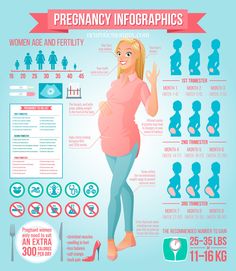 pregnant woman info poster with information