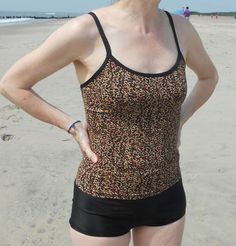 A sewing pattern review for Kwik Sew 2868. Pattern reviews help sewers choose the right patten so that they have success with their sewing projects. Kwik Sew, Tankini Swimsuits, Tankini, Sewing Projects, Sewing Patterns, Sewing, Fabric, Pattern