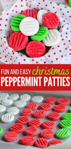 an easy christmas peppermint patties recipe that is perfect for kids to make