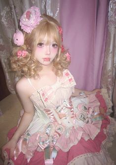 Doll Dress Outfit, Doll Cosplay, Doll Customs, Hime Gyaru, Doll Outfits, Pinkie Pie, Fit Ideas, Lolita Fashion, Dress Outfit