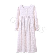 Long Sleeve Girl Nightgown Cotton Children's Nightdress 2022 Spring Autumn Teenagers Pijamas Kids Pijamas Kids, Nightgown Cotton, Kids Pyjamas, Girls Nightgown, Kids Pajamas, Night Dress, Kids Dress, Night Gown, Long Sleeve