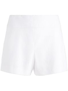 white high waist thigh-length rear zip fastening two rear welt pockets Trouser Shorts, Alice And Olivia, Shorts White, Soft White, Alice Olivia, High Waisted Shorts, Welt Pockets, Capsule Wardrobe, Short Outfits