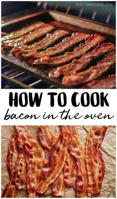 bacon in the oven and how to cook bacon in the oven