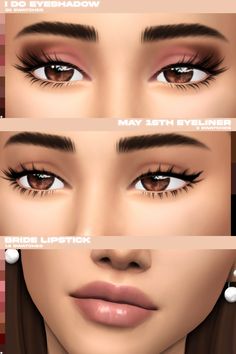 Sims 4 Cc Makeup Patreon Eyeliner, Mod Makeup, Ariana Grande Makeup, Sims 4 Tsr, Sims 4 Cas Mods