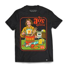 Cooking Fever, The Joy Of Cooking, Joy Of Cooking, 90s Fashion Outfits, Retro T Shirt, Retro Tshirt