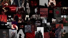 a collage of images with the theme of dracula