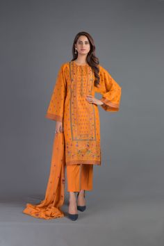 Bareeze Festive Florida Ch3245 Orange Collection 2021 Suits For Wedding, Pakistani Designer Suits, Gul Ahmed, Eid Dresses, Ladies Clothing, Pakistani Designers, Anarkali Dress, Shalwar Kameez, Stylish Dress Designs