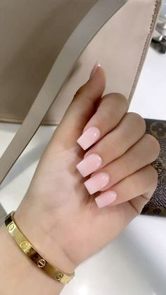 Rosa Nails, Plain Acrylic Nails, Nails Clean, Simple Fall Nails, Milky Nails, Plain Nails, Colors Of Autumn, Easy Chic