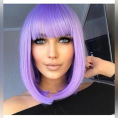 Brand New! Purple Color Straight Bob Wig To Take Your Look To The Next Level. I Always Welcome Reasonable Offers!!! This Is How You Make A Statement! Upgrade Your Look Instantly With This New Sexy, Fashionable And Stylish Wig. Perfect For Any Party. This Is A Synthetic Fiber Wig. Tangle Free, And Heat Resistant Fiber For Restyling. ~ Soft Touch ~ Flexible And Comfortable ~ Easy To Wash. ~ Feels Like Human Hair. Length Is 12 Inches. Comes With A Wig Cap. All Wigs Sales Are Final! Purple Bob, Vacation Birthday, Short Straight Bob, Wigs Cosplay, Bob Cut Wigs, Party Wig, Purple Wig, Corte Bob, Halloween Wigs