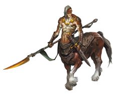 Male Centaur Warrior Ranger - Pathfinder PFRPG DND D&D 3.5 5th ed d20 fantasy The Centaur, Best Armor, Large Horse, Dungeon Master's Guide, Fantasy Races, Dungeon Master, Character Portraits, Lower Body