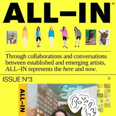 the front cover of all - in magazine