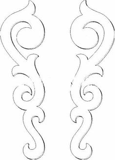 an image of two swirls drawn in pencil