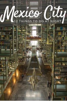 the inside of a book store filled with books