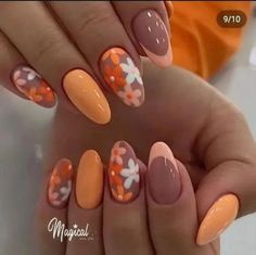 Spring Acrylic Nails, Simple Gel Nails, Colorful Nails, Summery Nails, Her Nails, Almond Acrylic Nails, Cute Gel Nails, Acrylic Nails Coffin Short, Short Acrylic Nails Designs