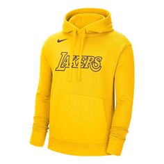 Nike Lakers Hoodie 'Yellow' DR9315-728 Lakers Hoodie, Hoodie Yellow, Yellow Hoodie, Nike Hoodie, Long Sleeve Tshirt, Nike, Yellow, Long Sleeve, T Shirt