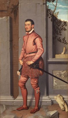 Giovanni Gerolamo Grumelli, called Il Cavaliere in Rosa (The Man in Pink) | The Frick Collection Fashion History Timeline, Ideal Male Body, On Canvas, Royal Academy Of Arts, Caravaggio, Historical Costume