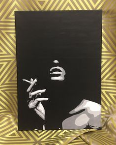 Easy Cute Acrylic Paintings, Painting For Mens Room, Painting Ideas Women, Painting Ideas Black Canvas, Cool Canvas Painting Ideas Creative, Canvas Painting Dark Aesthetic, Cool Room Painting Ideas, Drawings With Paint, Simple Acrylic Painting Ideas For Beginners