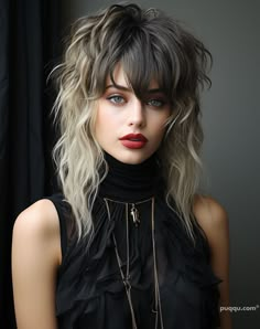 Rocker Hair, Medium Shag Haircuts, Extension Hair, Messy Short Hair, Shag Hairstyles, Funky Hairstyles, Hair Trend, Edgy Hair, Shag Haircut