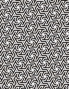 an abstract black and white pattern