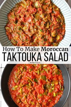 how to make moroccan taktoka salad