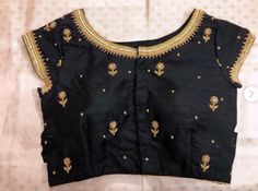 Maggam Blouse, Maggam Works, Try Hard, Flower Motifs, Hand Work Blouse, Hand Work Blouse Design, Blouse Work Designs, Embroidery Blouse, Beautiful Blouses