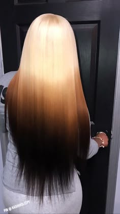 Blonde Hair Wigs, Hair Orange, Hair Inspired, Blonde Wigs, Frontal Hairstyles, Ombré Hair, Hair Wigs For Women, Human Virgin Hair