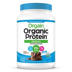 Organic Plant-Based Protein Powder | Orgain Superfoods Powder, Clean Nutrition, Protein Powder Brands, Creamy Chocolate Fudge, Fudge Flavors, Organic Fruits And Vegetables