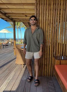 Mens Vacation Outfits, Vacation Outfits Men, Beach Outfit Men, Ibiza Outfits, Classy Outfits Men