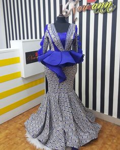 Ankara Dress With Lace, Braids Maid Dresses, Peplum Outfits, Lace Insertion, Women Things, Ankara Outfits