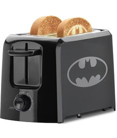 the batman toaster has two slices of bread in it