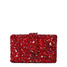 Say hello to our Garnet Kitsch, the latest gem from our Anar Series. You aren’t afraid of attention and what better way to own it than a statement red clutch. Handcrafted with scarlet red sequins with a dash of gold speckles, and deep purple flecks, the clutch evokes the juicy, crunchy delight of pomegranate seeds. Like every Simitri accessory, our Garnet clutch is versatile and catches the sunlight during the day and sparkles under red carpet lights by night. Pair it with a blue and red striped shirt dress for a glam take on classic Americana style, or go bold with a red-on-red ensemble for an elegant night out.  This clutch has hand embroidered multi shaped red sequins with a magnetic belt flap as closure, lush velvet lining and an additional gold metal chain as handle. Due to the delica Sequin Clutch, Americana Style, Red Clutch, Classic Americana, Embroidered Clutch, Red Wallet, Crystal Bags, June Birthstone Jewelry, Americana Fashion