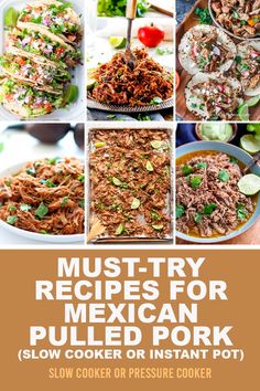 instant pot of slow cooker must try recipes for mexican pulled pork, slow cooker or pressure cooker