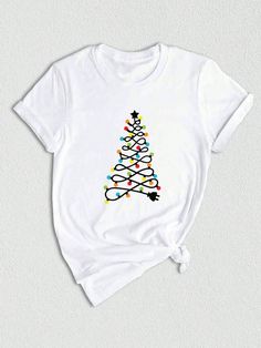 **Product Description: Christmas Light Tree Shirt** Get into the holiday spirit with our charming **Christmas Light Tree Shirt**! This delightful tee features a whimsical design of a beautifully decorated Christmas tree adorned with vibrant, twinkling lights that will surely spread joy wherever you go. Made from a soft, breathable cotton blend, this shirt provides ultimate comfort whether you're trimming the tree, attending festive gatherings, or simply enjoying a cozy winter evening at home. Available in a variety of sizes, our shirts cater to everyone in the family, making it the perfect gift for friends and loved ones this holiday season! Each **Christmas Tree Tee** is handcrafted with love and attention to detail, ensuring that you receive a unique piece that stands out from the crowd. Christmas Light Tree, Plant Texture, Light Tree, Winter Evening, Christmas Tree Shirt, Charming Christmas, Xmas Lights, Twinkling Lights