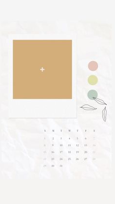 an image of a wall calendar with different colors and shapes on the front page,