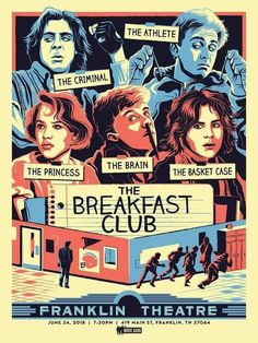 the breakfast club poster for franklin theatre