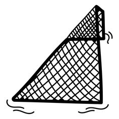 Soccer goal post net PNG Design Soccer Goal Post, Soccer Goal