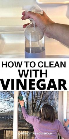 how to clean with vinegar in the kitchen and on the outside, without cleaning it