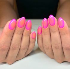 Nailart Summer, Simple Gel Nails, Girly Acrylic Nails, Summery Nails, Classy Acrylic Nails, Cute Gel Nails, Bright Nails, Short Acrylic Nails Designs, Dream Nails